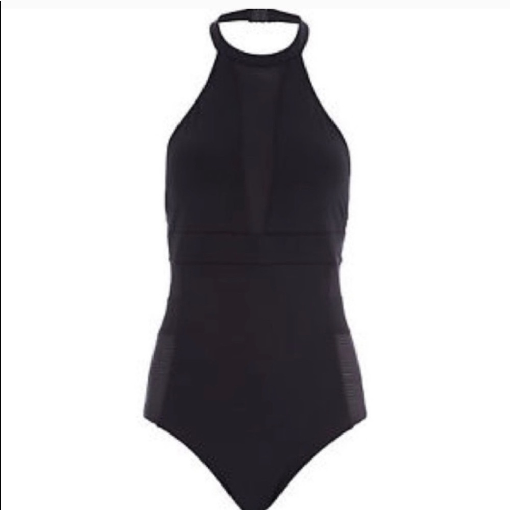 AFRIEL & TABBRIS • Black Halter One Piece Suit